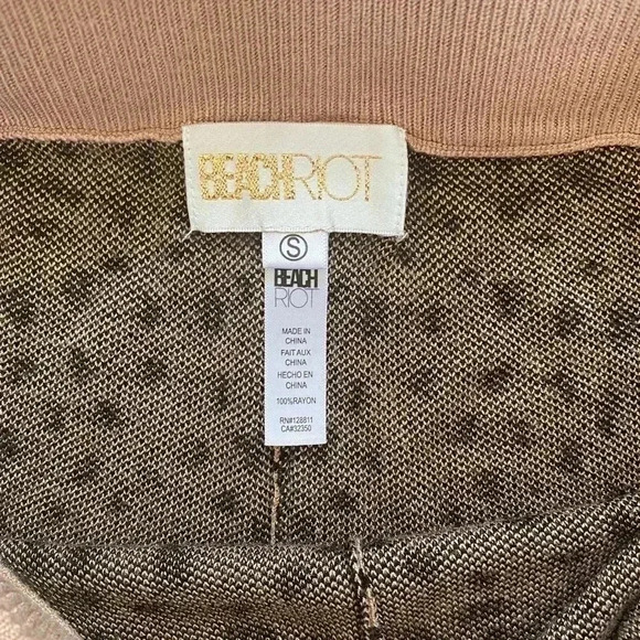 Beach riot Balboa shorts tan black size small - Picture 5 of 5